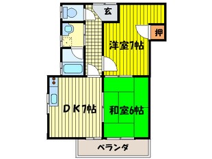 岡村マンションの物件間取画像